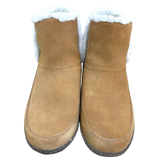 Sorel Nakisha Bootie Shearling Ankle Boot Camel Brown - Picture 8 of 10